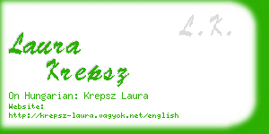laura krepsz business card